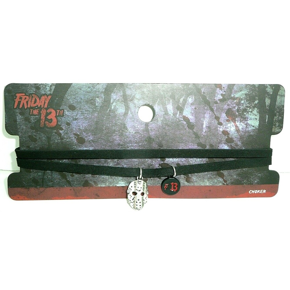 Friday the 13th Choker Necklace Hockey Mask Jason Voorhees Horror Movie F 13
